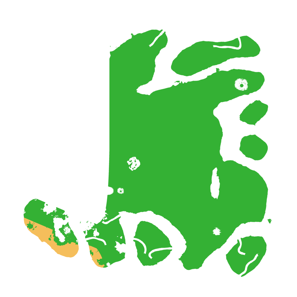 Biome Rust Map: Procedural Map, Size: 3500, Seed: 3565