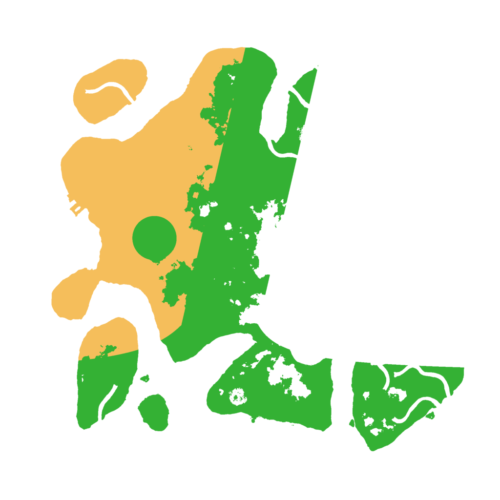 Biome Rust Map: Procedural Map, Size: 3000, Seed: 729