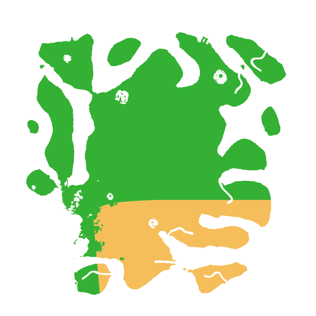 Biome Rust Map: Procedural Map, Size: 3500, Seed: 2118660469