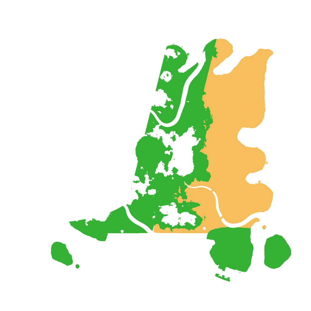 Biome Rust Map: Procedural Map, Size: 3000, Seed: 529961825