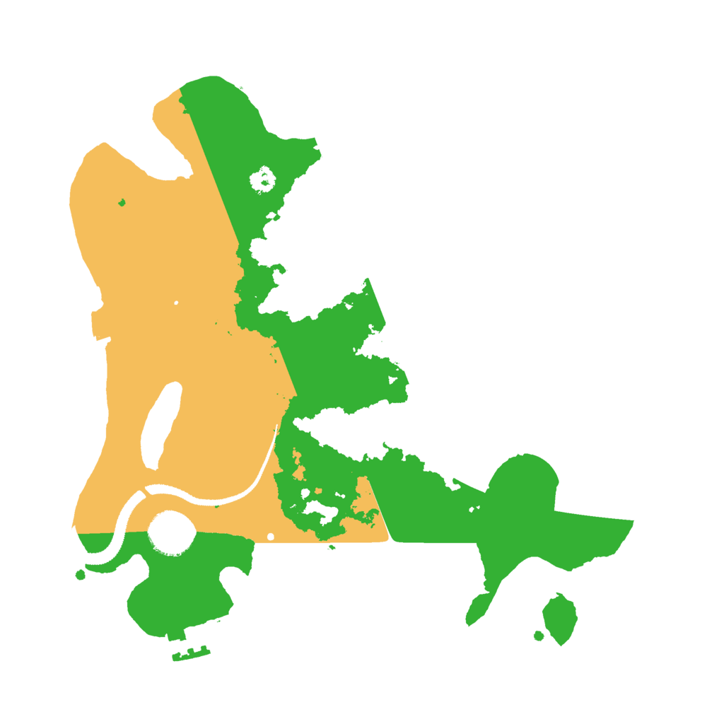 Biome Rust Map: Procedural Map, Size: 2900, Seed: 3067