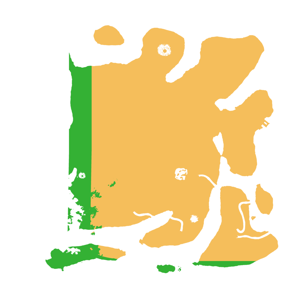 Biome Rust Map: Procedural Map, Size: 3500, Seed: 8392