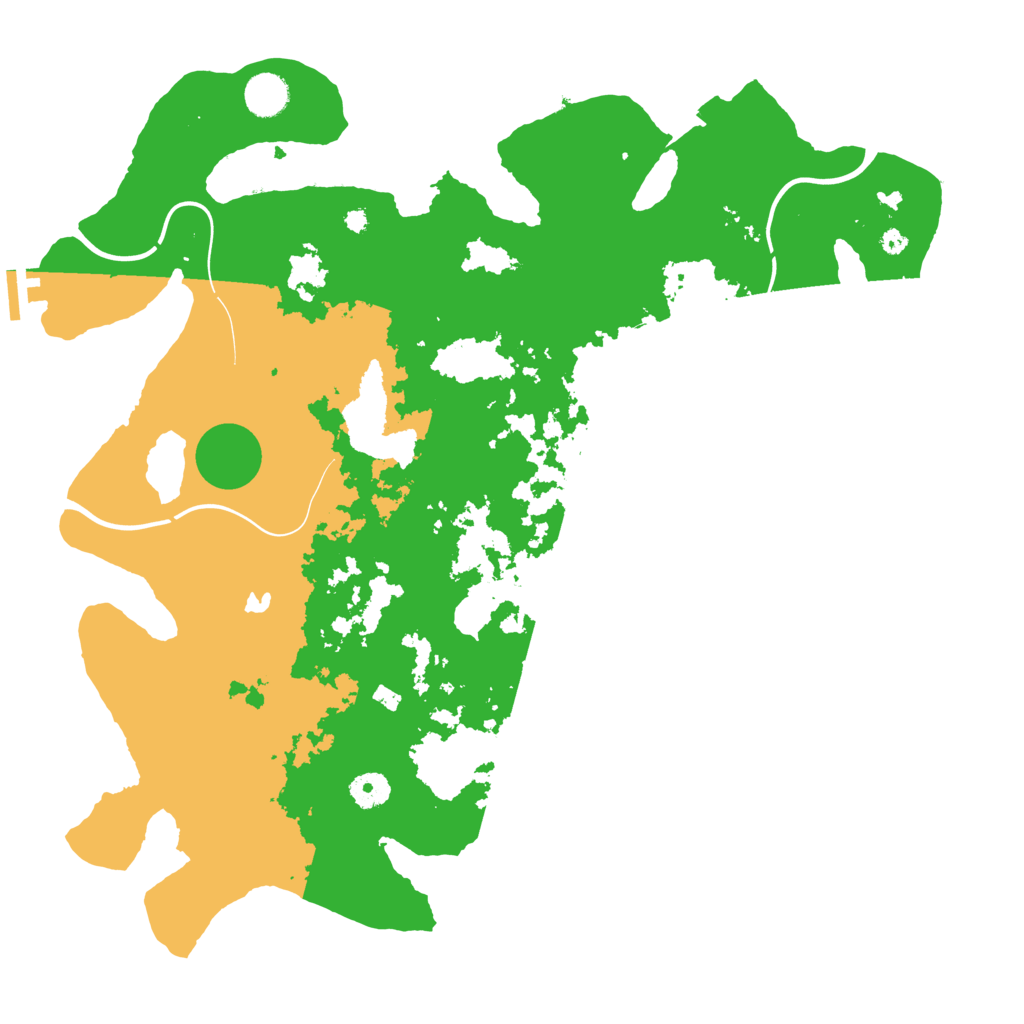 Biome Rust Map: Procedural Map, Size: 4100, Seed: 14