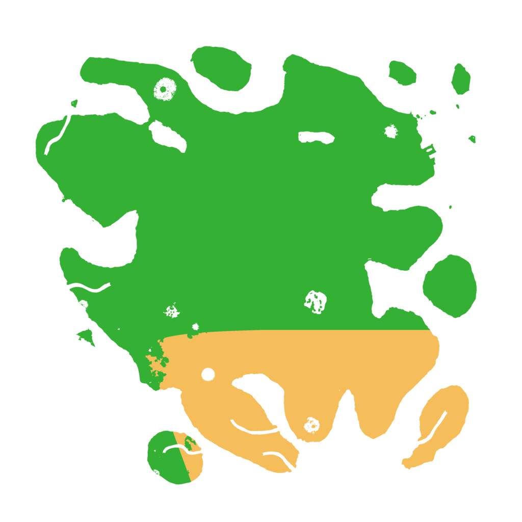 Biome Rust Map: Procedural Map, Size: 3500, Seed: 245677