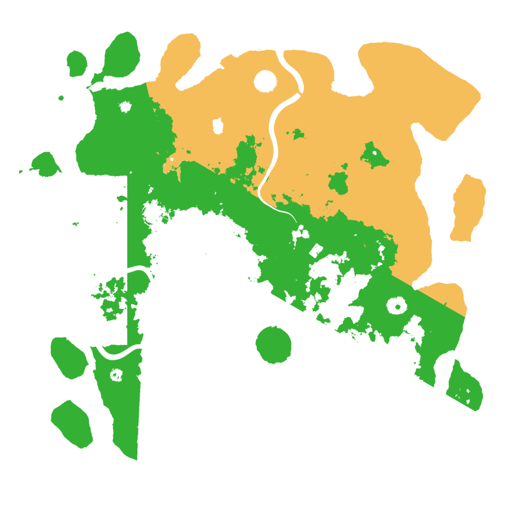 Biome Rust Map: Procedural Map, Size: 4000, Seed: 43928