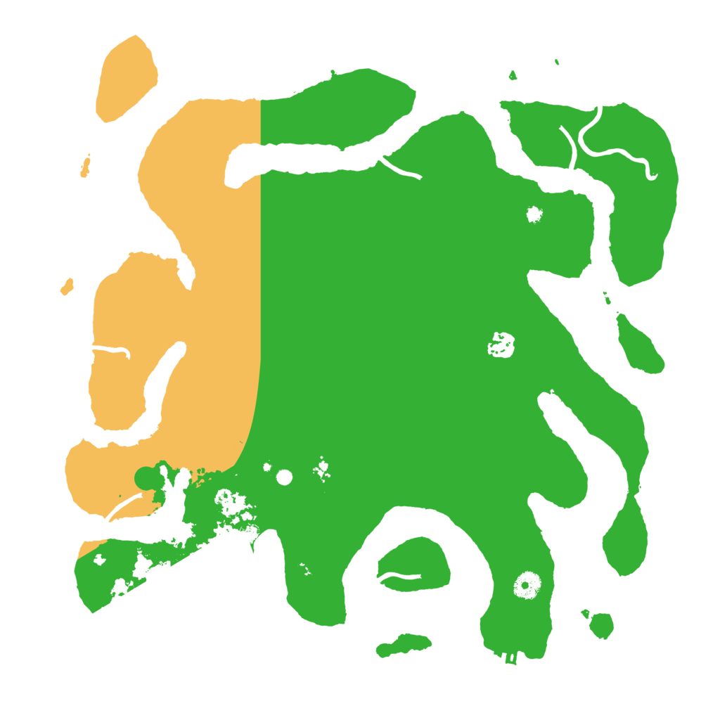 Biome Rust Map: Procedural Map, Size: 4000, Seed: 300079