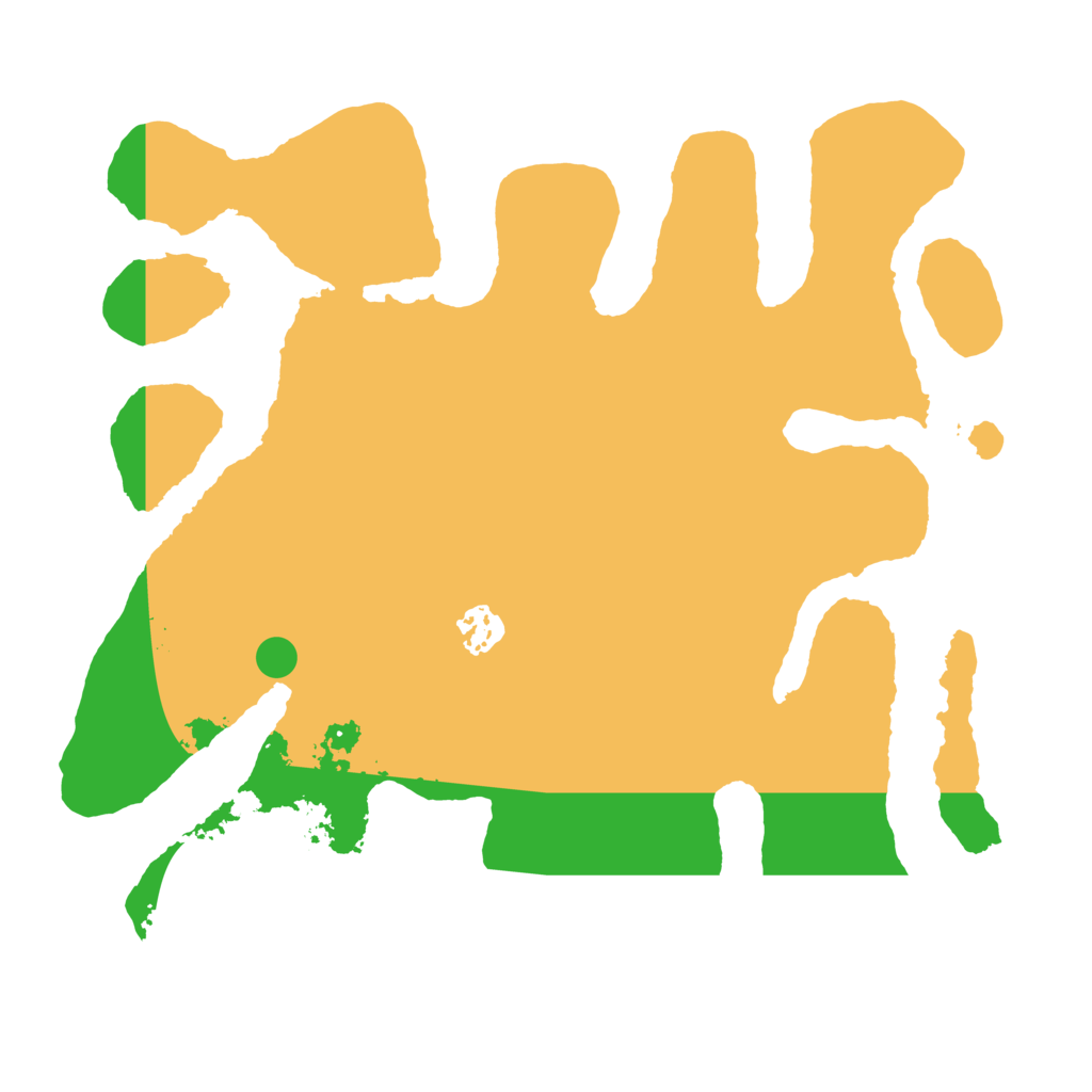 Biome Rust Map: Barren, Size: 3500, Seed: 1058026652