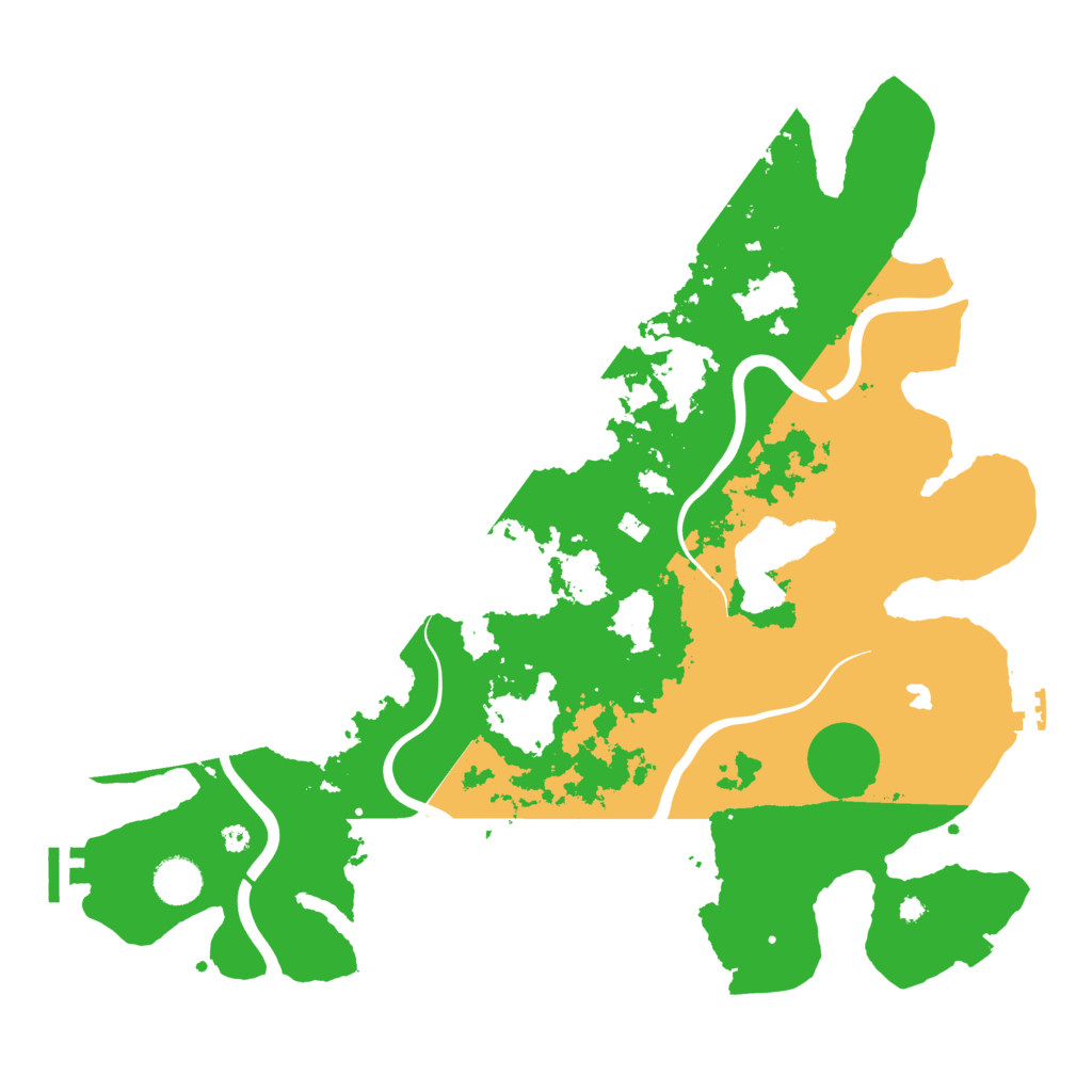 Biome Rust Map: Procedural Map, Size: 4000, Seed: 833777