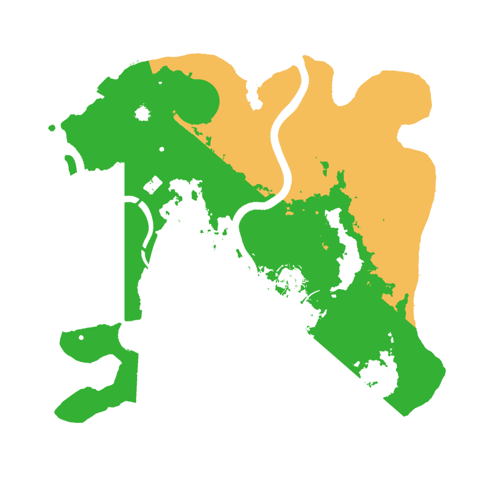 Biome Rust Map: Procedural Map, Size: 3000, Seed: 1534011359