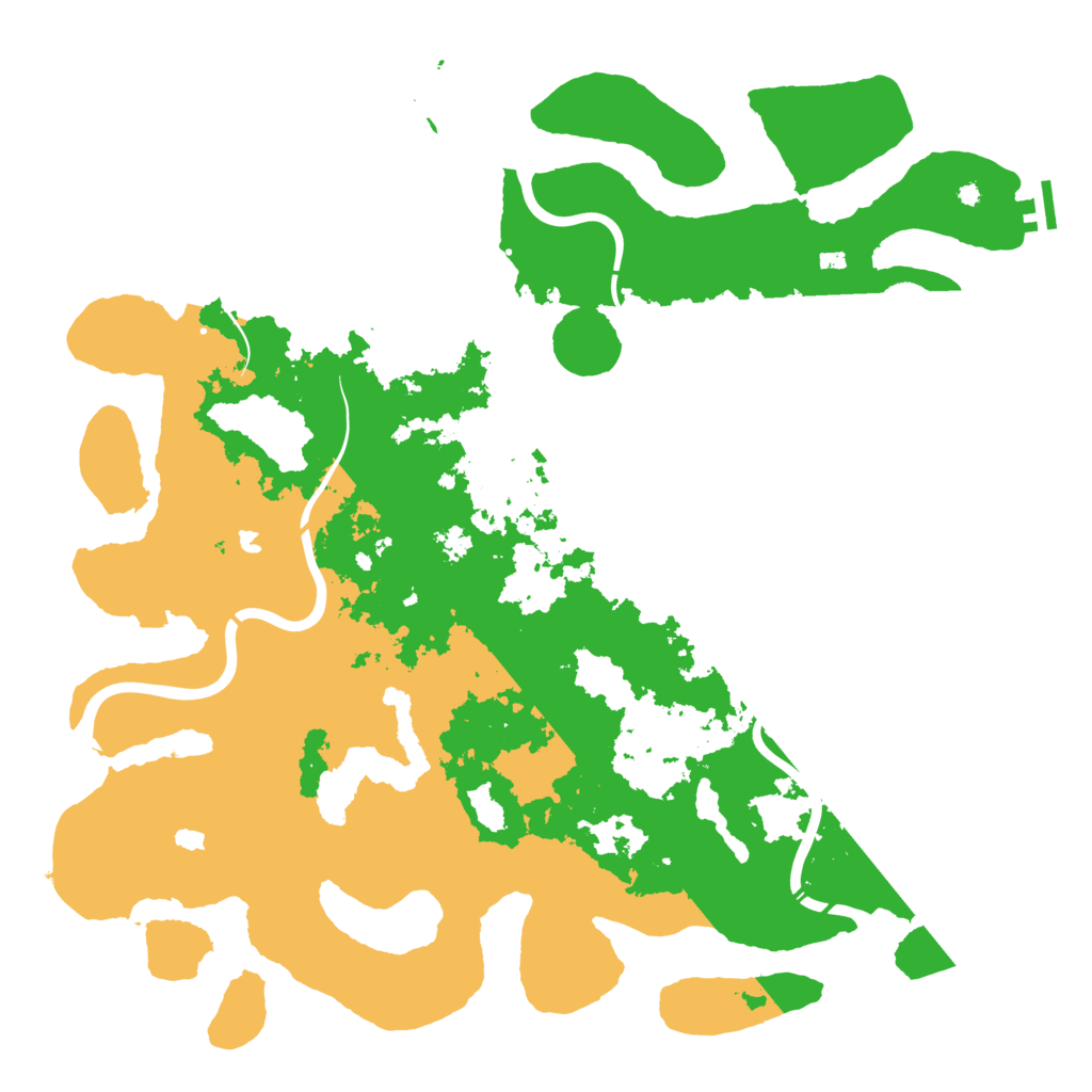 Biome Rust Map: Procedural Map, Size: 4500, Seed: 48568793