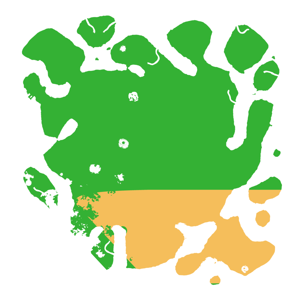 Biome Rust Map: Procedural Map, Size: 4500, Seed: 2039220326