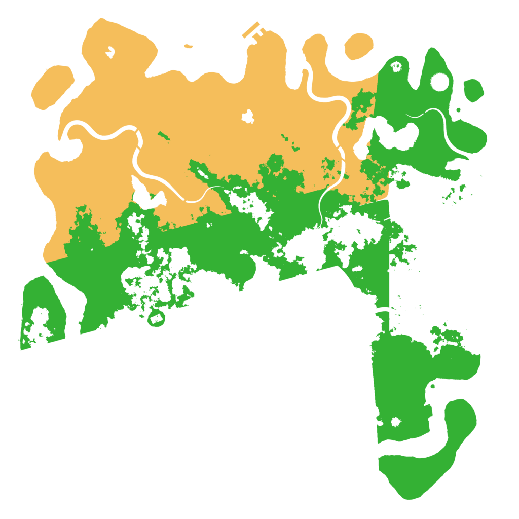 Biome Rust Map: Procedural Map, Size: 5000, Seed: 151316150
