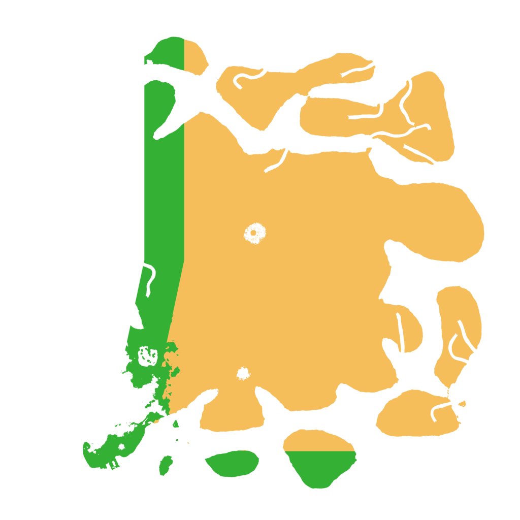 Biome Rust Map: Procedural Map, Size: 3750, Seed: 1267