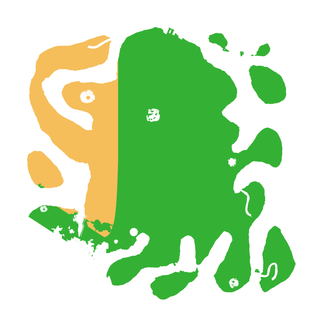 Biome Rust Map: Procedural Map, Size: 3500, Seed: 9441