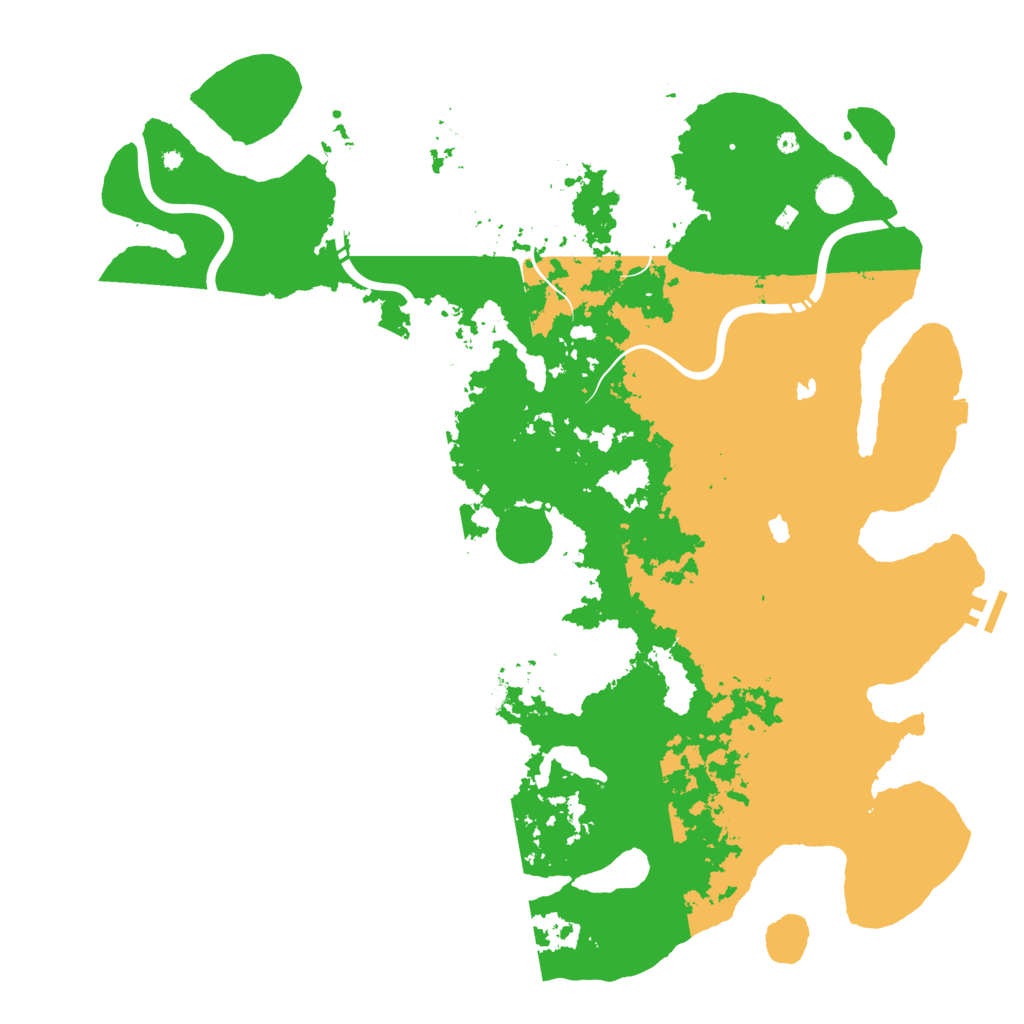 Biome Rust Map: Procedural Map, Size: 4800, Seed: 15234