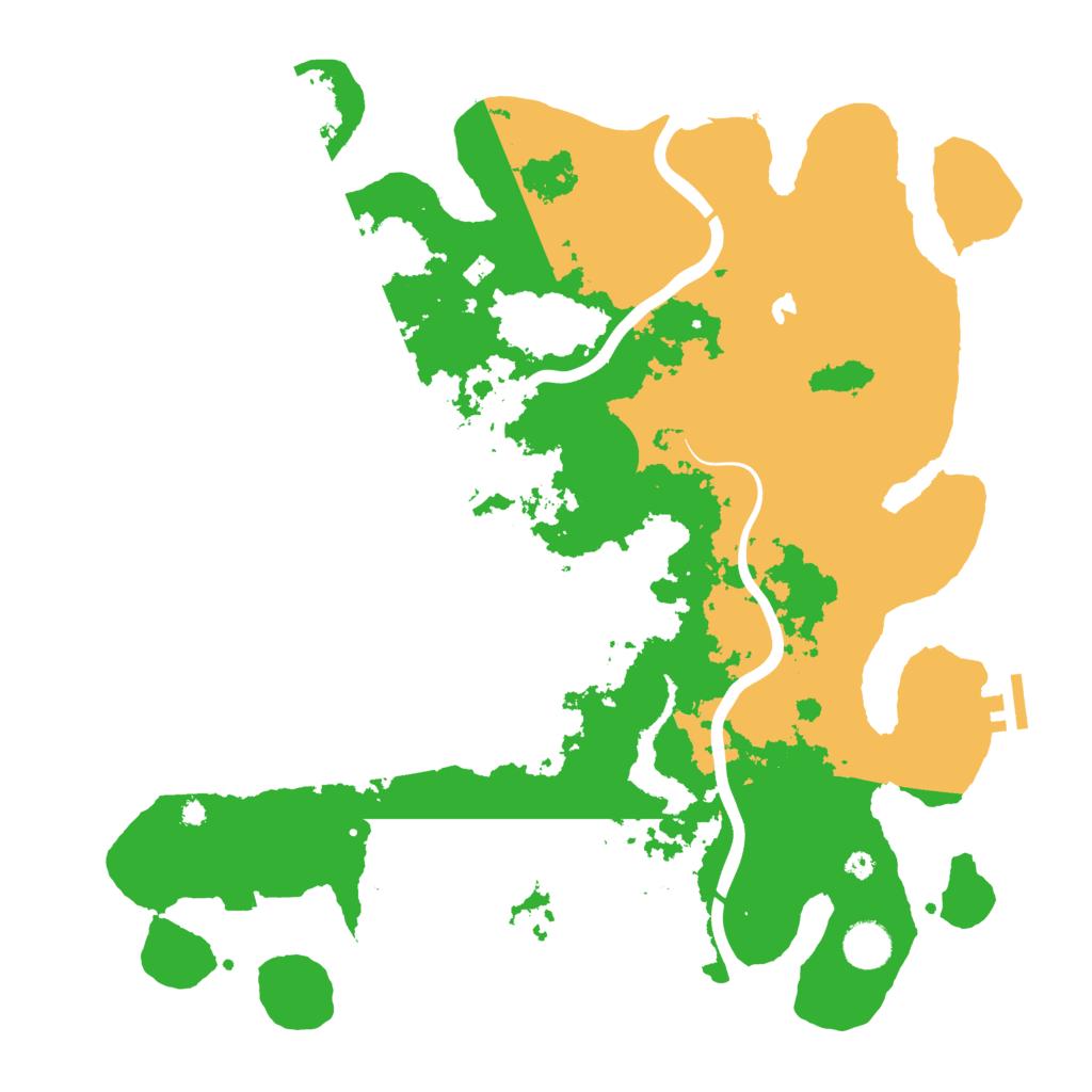 Biome Rust Map: Procedural Map, Size: 4000, Seed: 923614