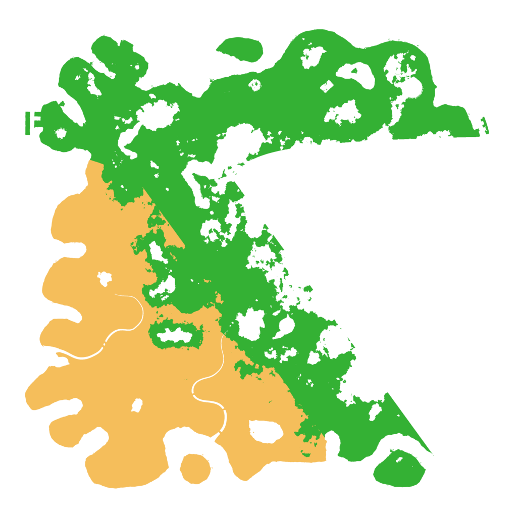 Biome Rust Map: Procedural Map, Size: 4500, Seed: 51709