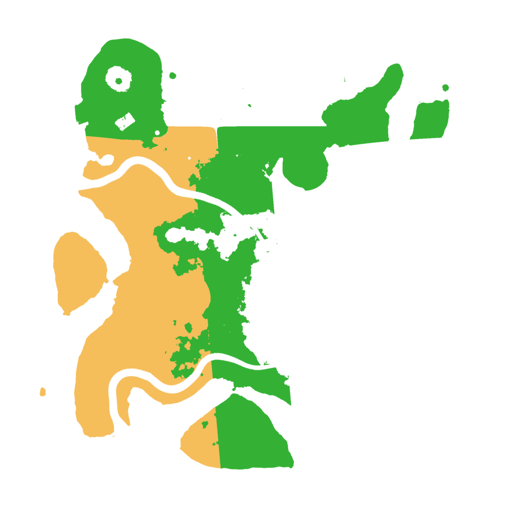 Biome Rust Map: Procedural Map, Size: 3000, Seed: 1949277219