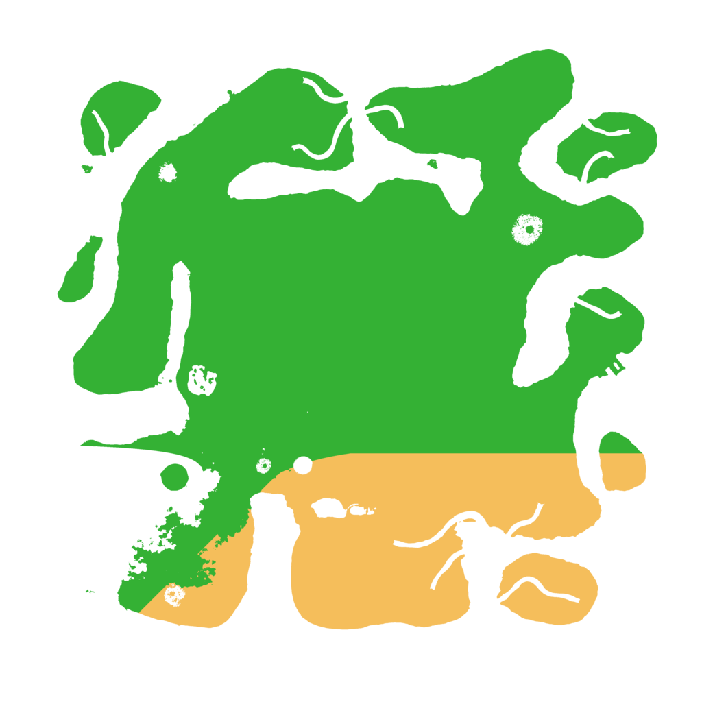 Biome Rust Map: Procedural Map, Size: 3500, Seed: 44123