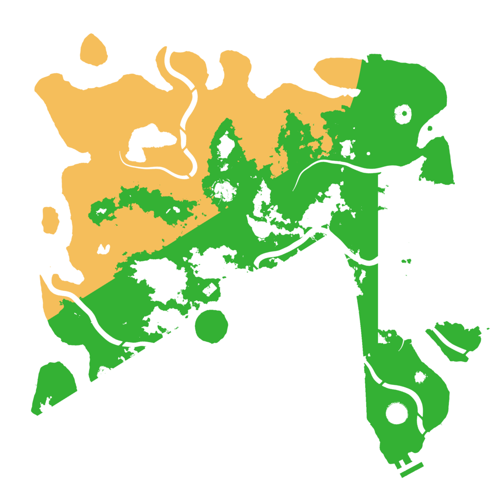 Biome Rust Map: Procedural Map, Size: 4096, Seed: 121709