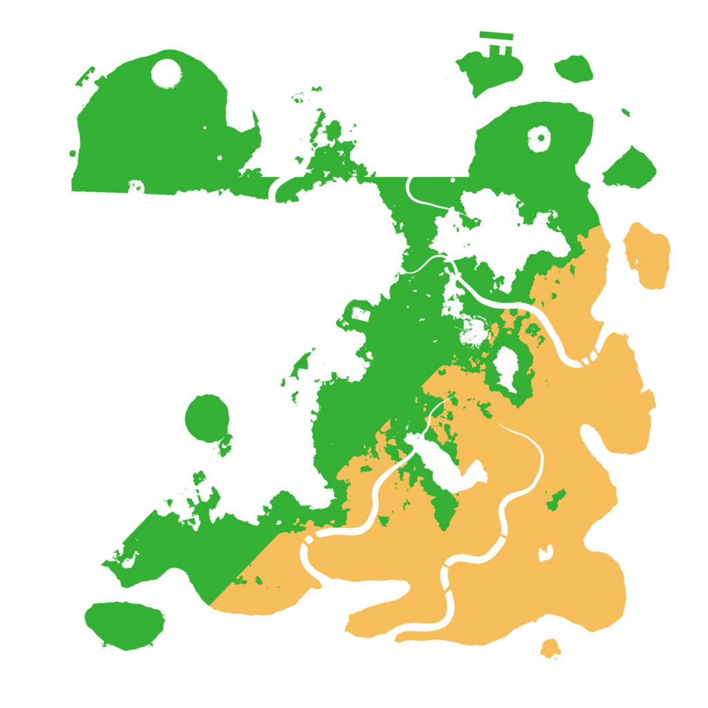 Biome Rust Map: Procedural Map, Size: 4250, Seed: 247307