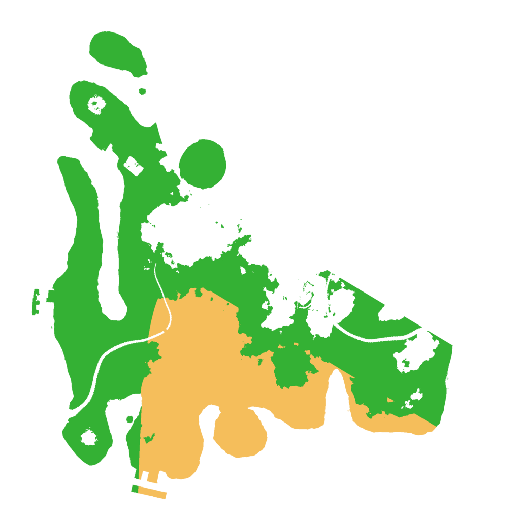 Biome Rust Map: Procedural Map, Size: 3000, Seed: 637700573