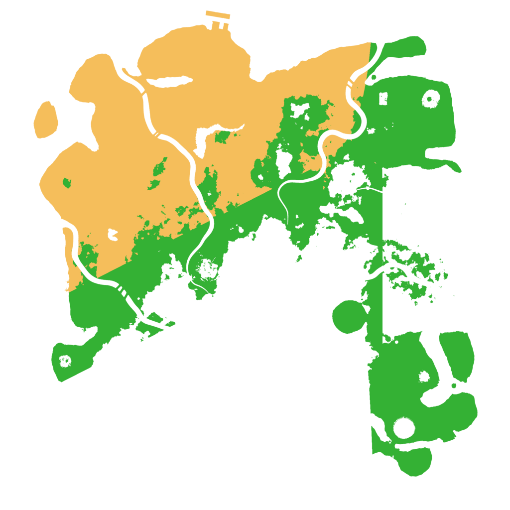 Biome Rust Map: Procedural Map, Size: 4250, Seed: 920145