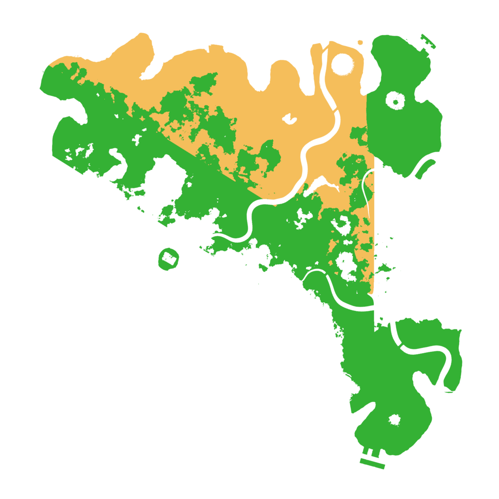 Biome Rust Map: Procedural Map, Size: 4000, Seed: 125979778