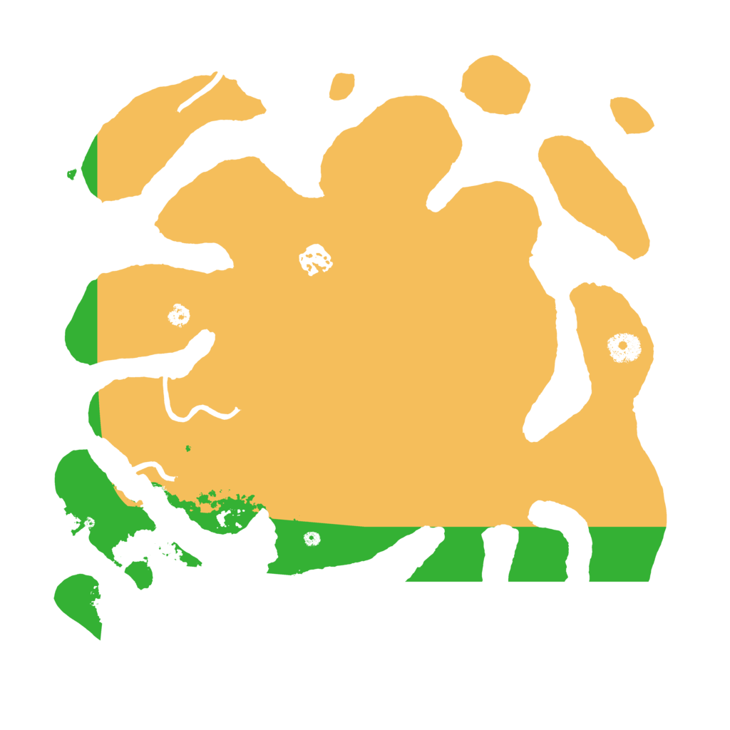 Biome Rust Map: Procedural Map, Size: 3500, Seed: 305192784