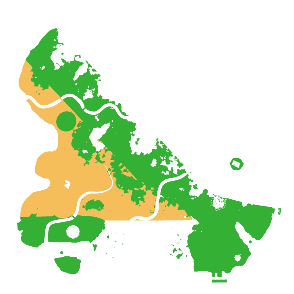 Biome Rust Map: Procedural Map, Size: 4000, Seed: 1268322278