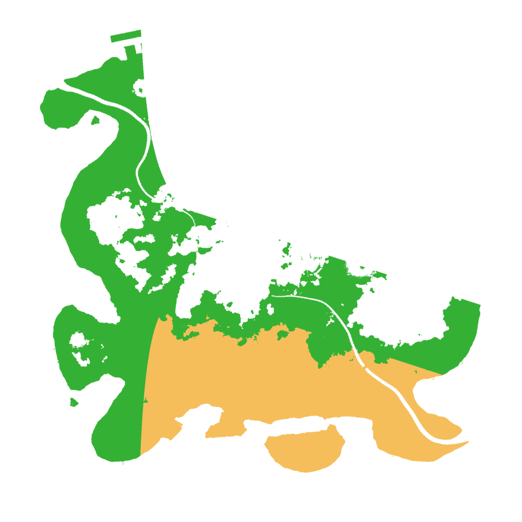 Biome Rust Map: Procedural Map, Size: 3000, Seed: 598186604