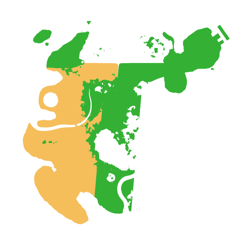 Biome Rust Map: Procedural Map, Size: 3000, Seed: 25764742