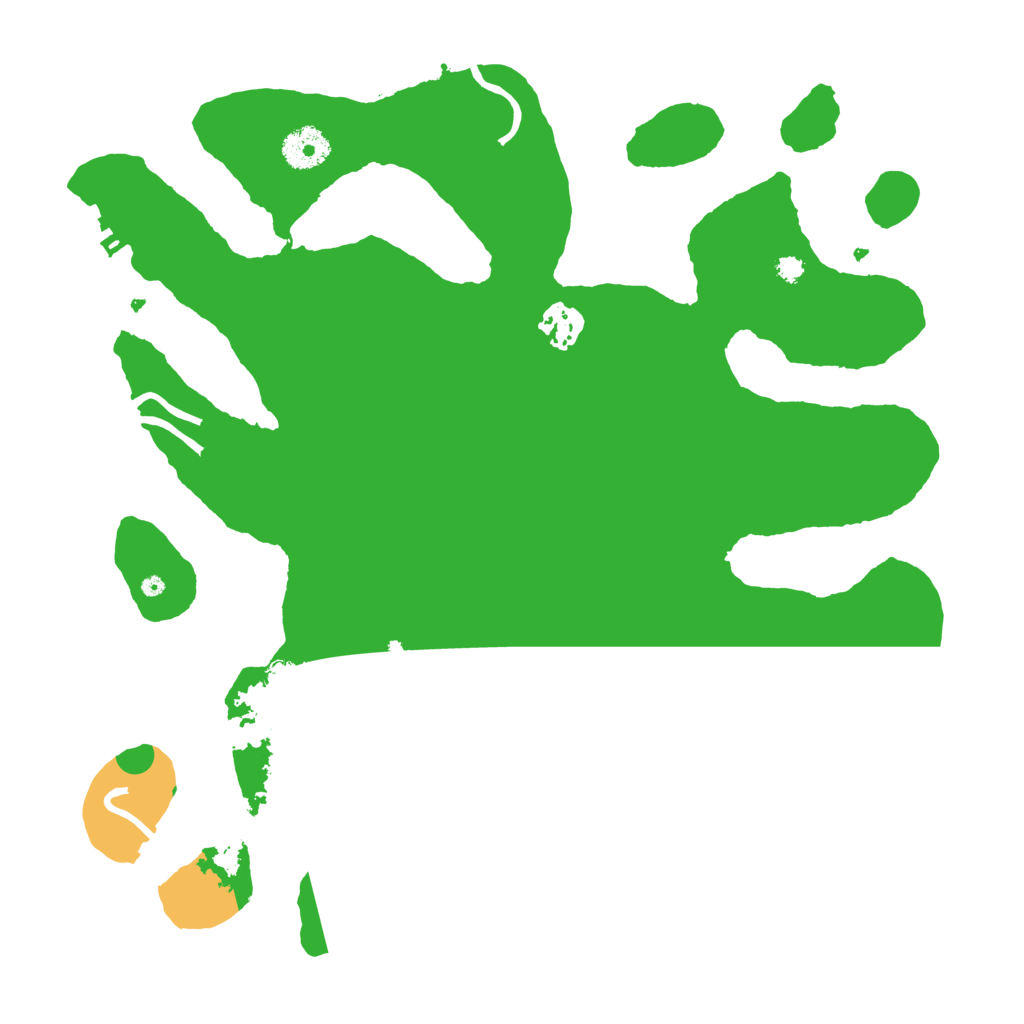 Biome Rust Map: Procedural Map, Size: 3500, Seed: 2425399