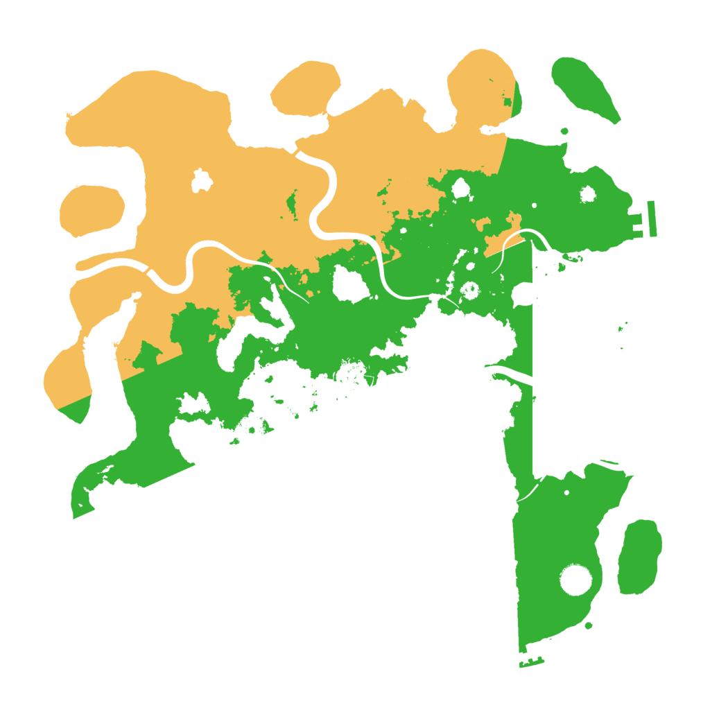 Biome Rust Map: Procedural Map, Size: 4000, Seed: 260162