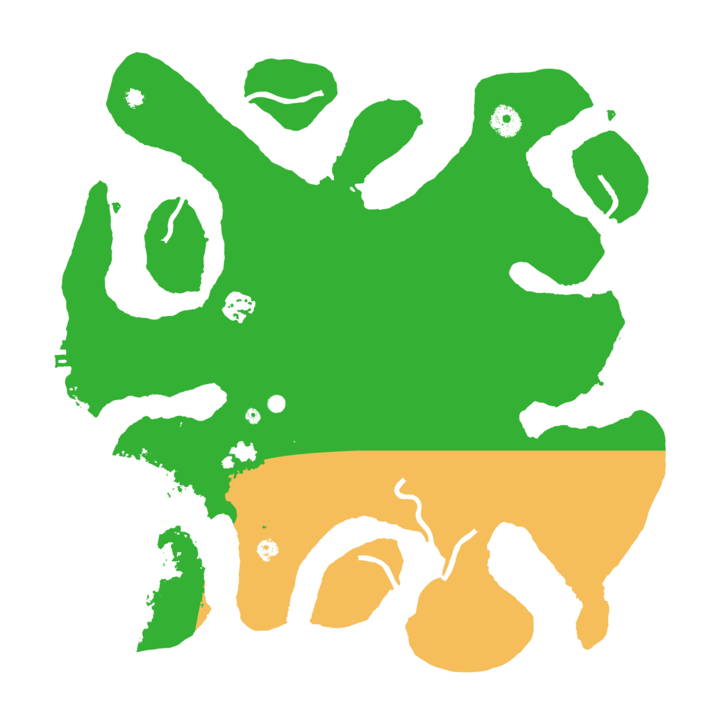 Biome Rust Map: Procedural Map, Size: 3500, Seed: 192418553