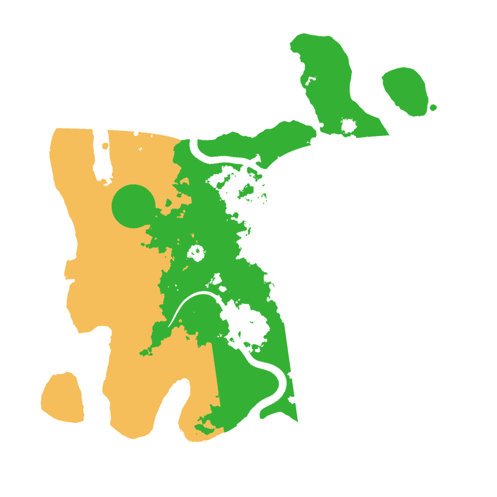 Biome Rust Map: Procedural Map, Size: 3000, Seed: 984926365