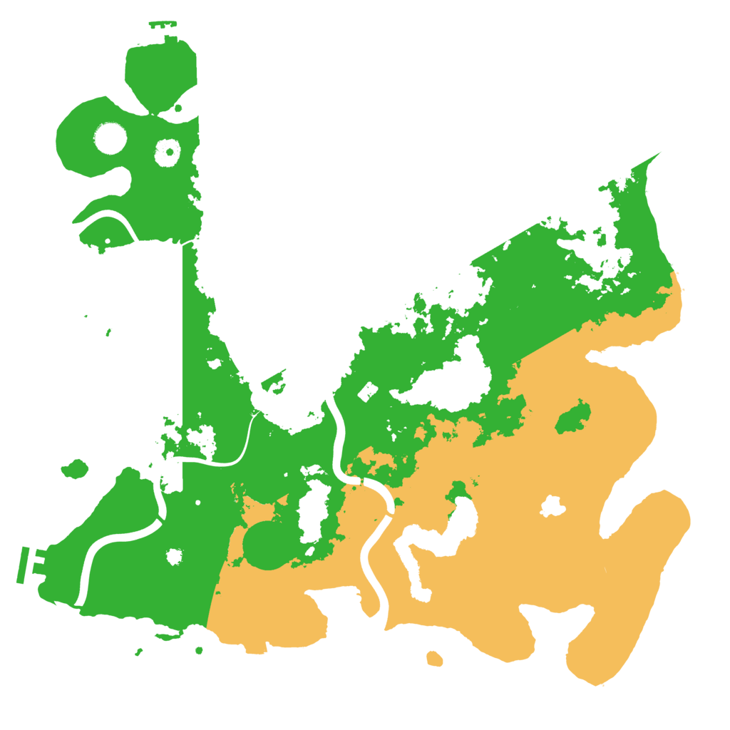 Biome Rust Map: Procedural Map, Size: 4000, Seed: 1236881150
