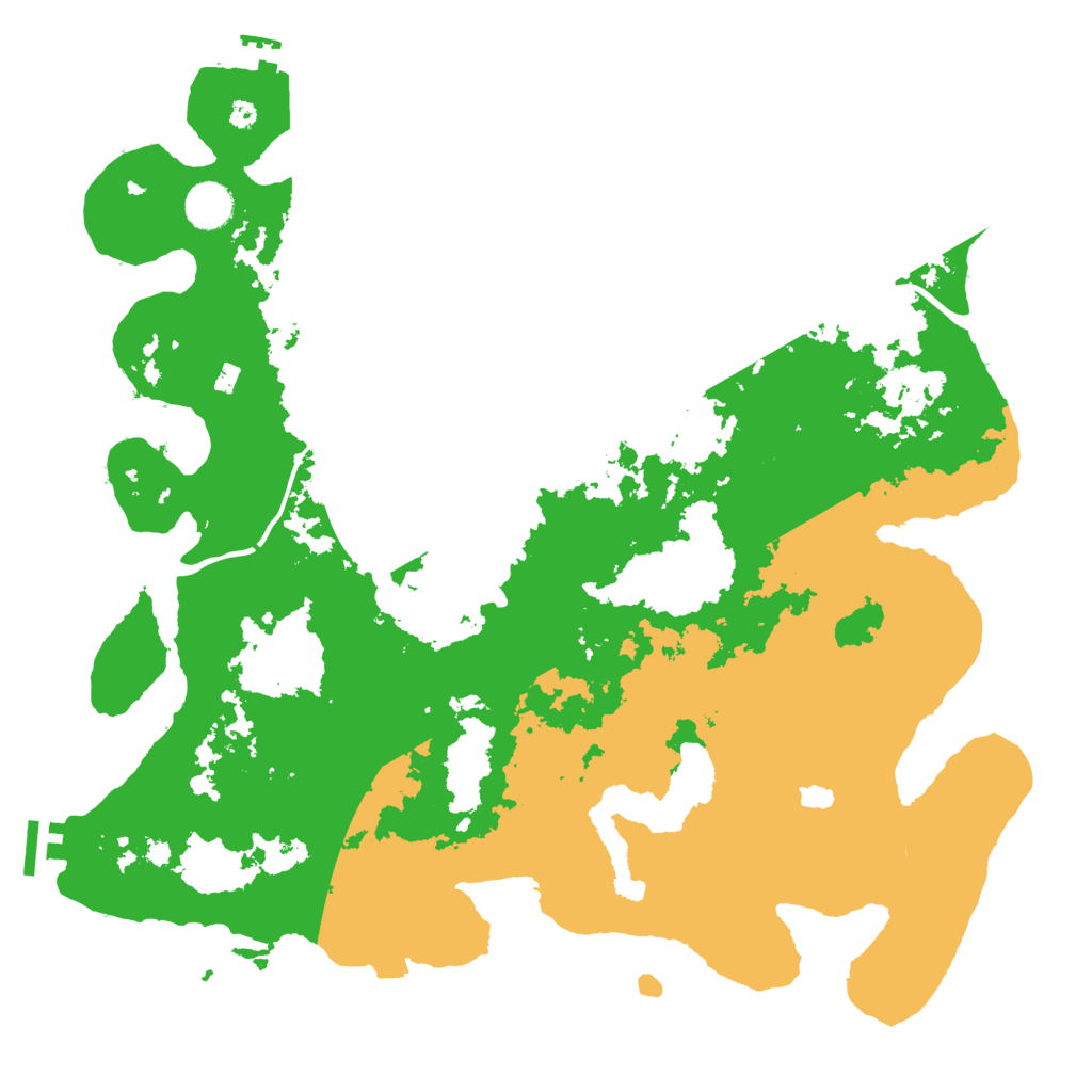 Biome Rust Map: Procedural Map, Size: 4000, Seed: 1236881150