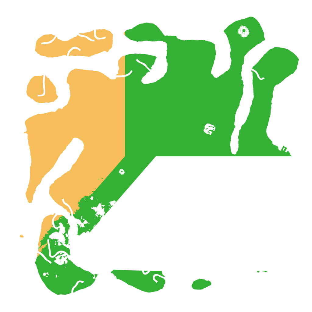 Biome Rust Map: Procedural Map, Size: 4250, Seed: 842668