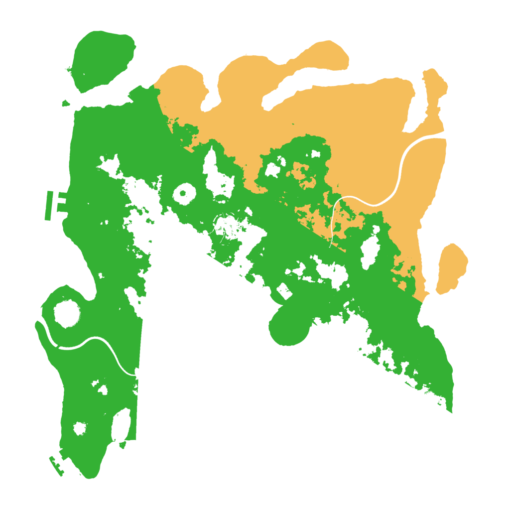 Biome Rust Map: Procedural Map, Size: 3500, Seed: 212871753