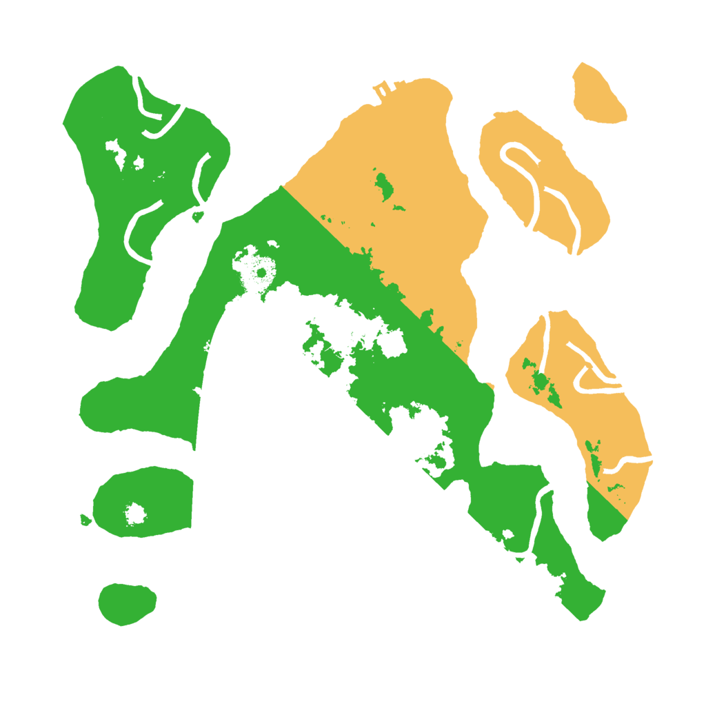 Biome Rust Map: Procedural Map, Size: 3000, Seed: 408