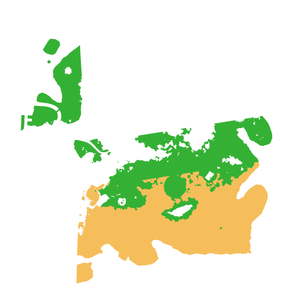 Biome Rust Map: Procedural Map, Size: 3700, Seed: 2137374859