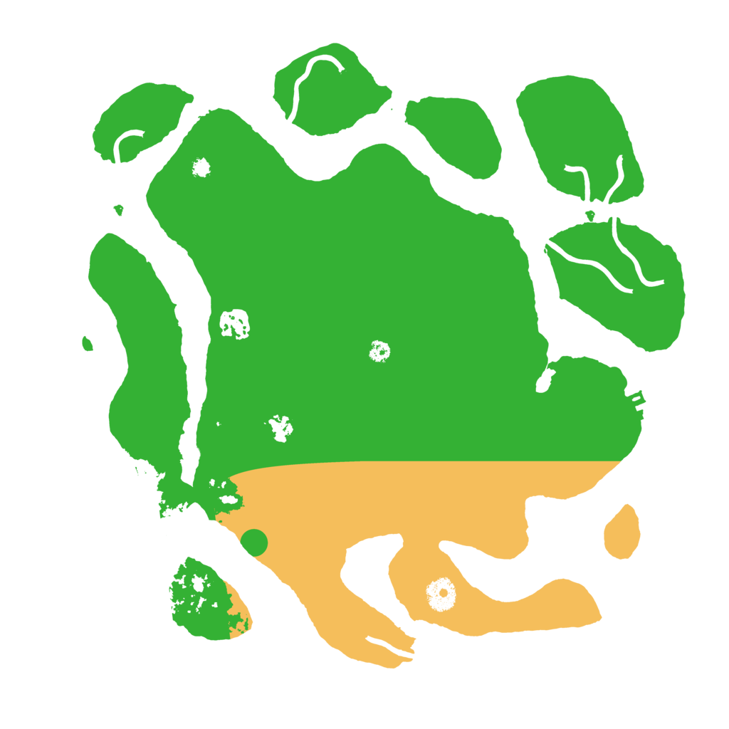 Biome Rust Map: Procedural Map, Size: 3500, Seed: 1321341135