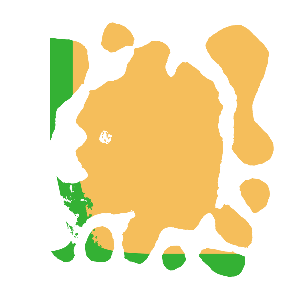 Biome Rust Map: Barren, Size: 3500, Seed: 125224399