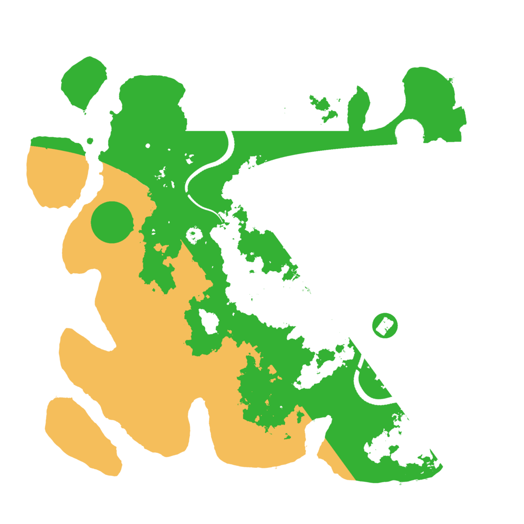 Biome Rust Map: Procedural Map, Size: 3300, Seed: 100584
