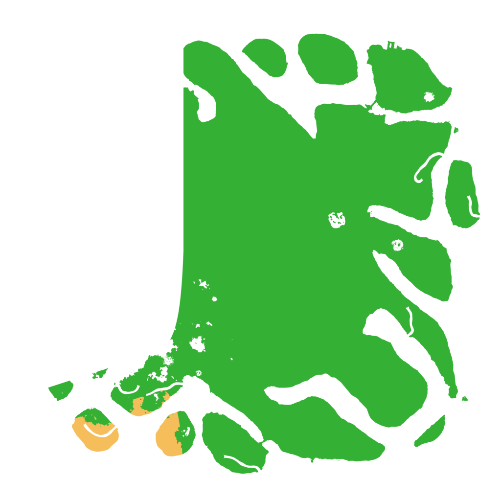 Biome Rust Map: Procedural Map, Size: 4500, Seed: 81709