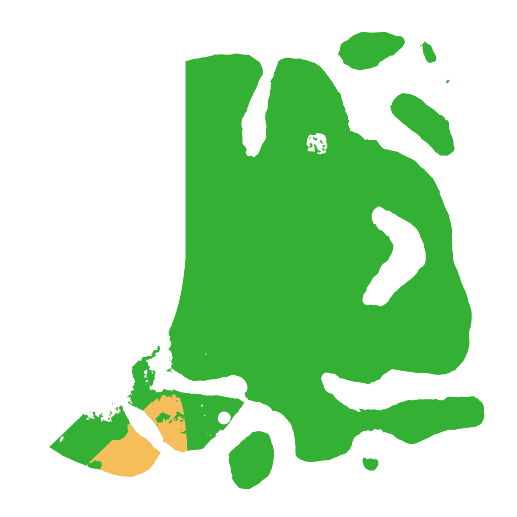 Biome Rust Map: Barren, Size: 3600, Seed: 395353426