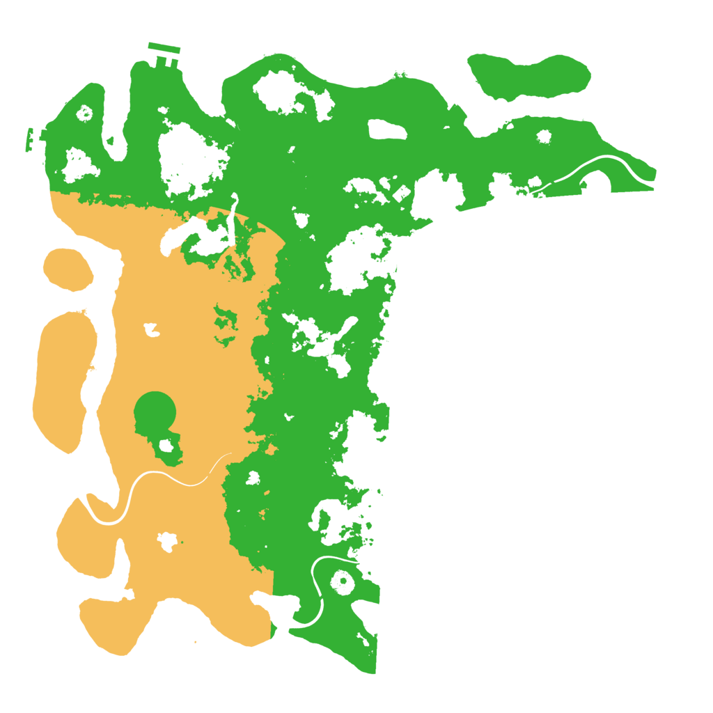 Biome Rust Map: Procedural Map, Size: 4500, Seed: 964568717