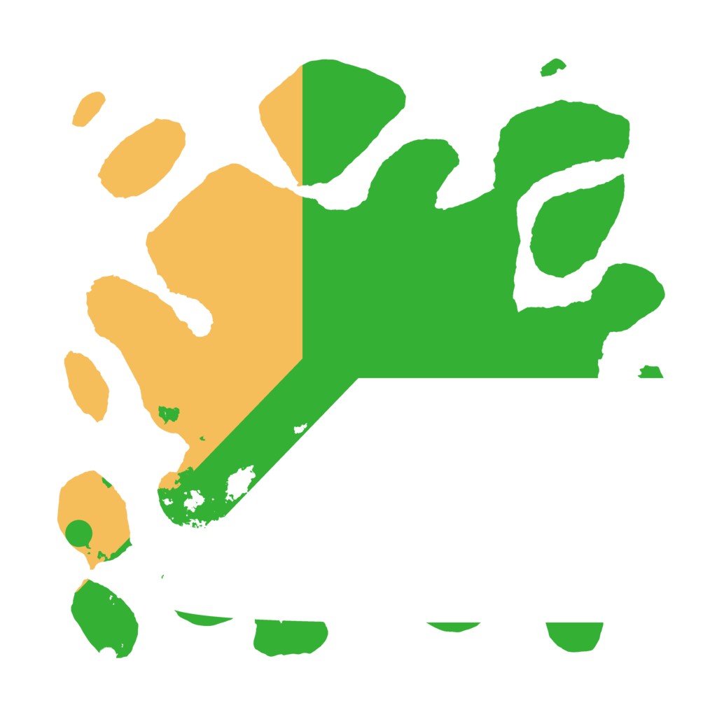 Biome Rust Map: Barren, Size: 3500, Seed: 849405759