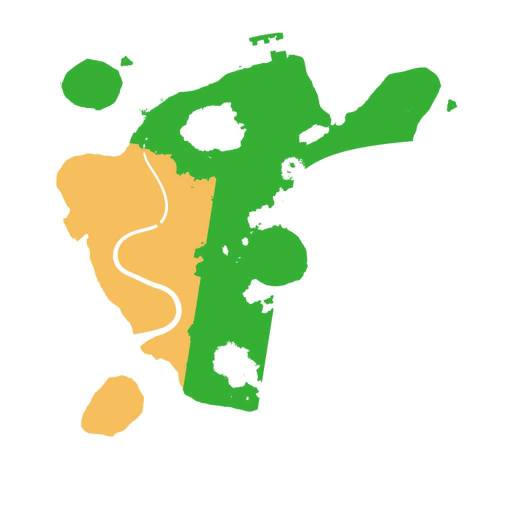 Biome Rust Map: Procedural Map, Size: 2300, Seed: 151